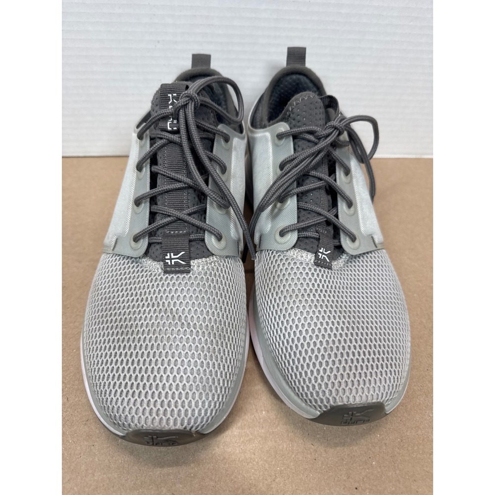 Kuru Atom Womens 8.5 Grey White Mesh Athletic Walking Running Shoes 20560585
